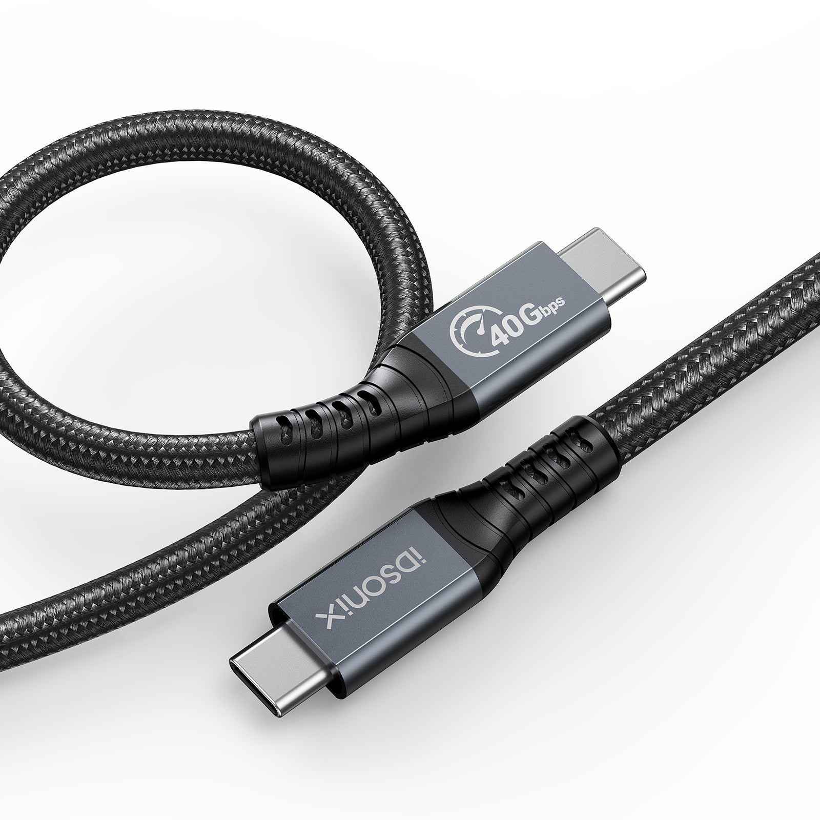iDsonix Cable for Thunderbolt 4 Cable Supports 40Gbps Data Transfer, Single 8K or Dual 4K Displays,Type C Cable with 100W Charging, Compatible with Thunderbolt 3 Cable, MacBooks, USB C, Hub, SSD etc