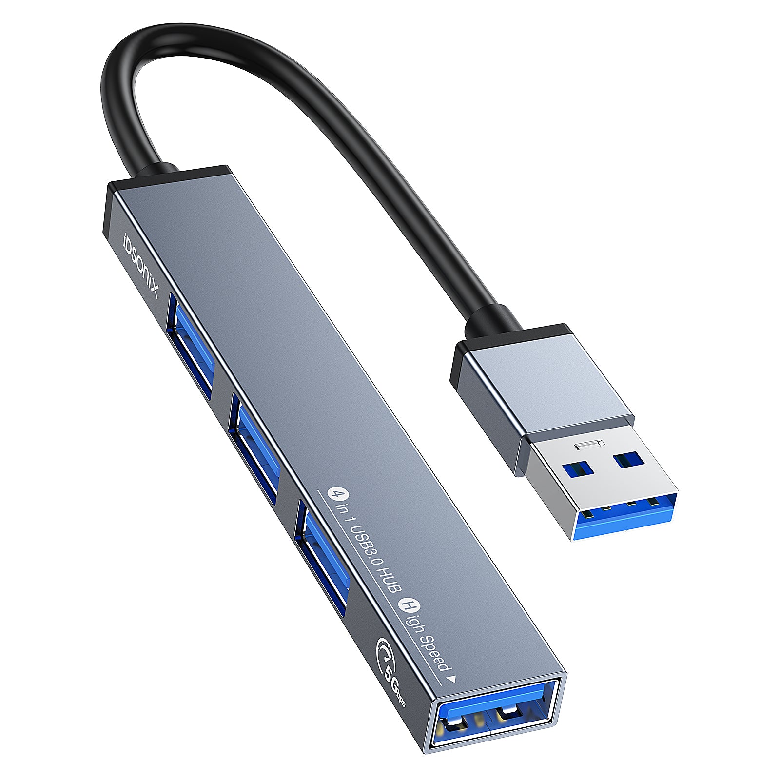 USB Hub, 4 Port USB 3.0 Hub, Ultra-Slim Portable Data Hub